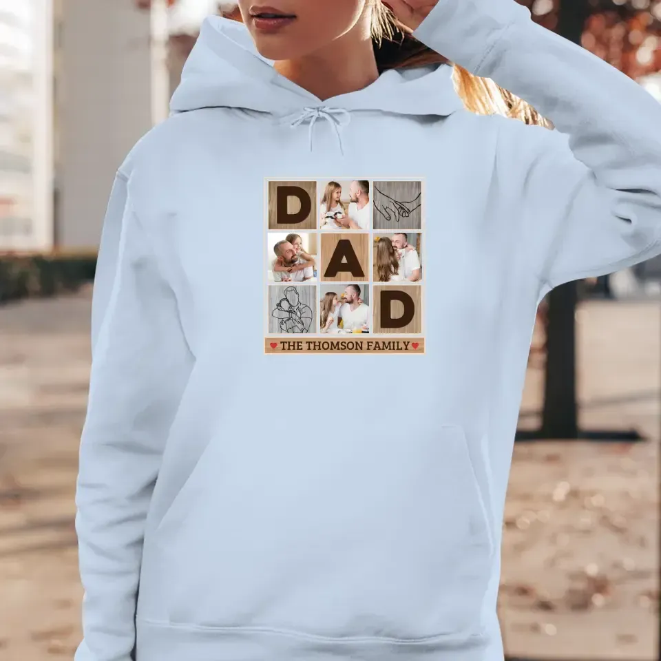 Hold This And Consider It A Big Hug - Personalized Gifts For Dad - Unisex Hoodie