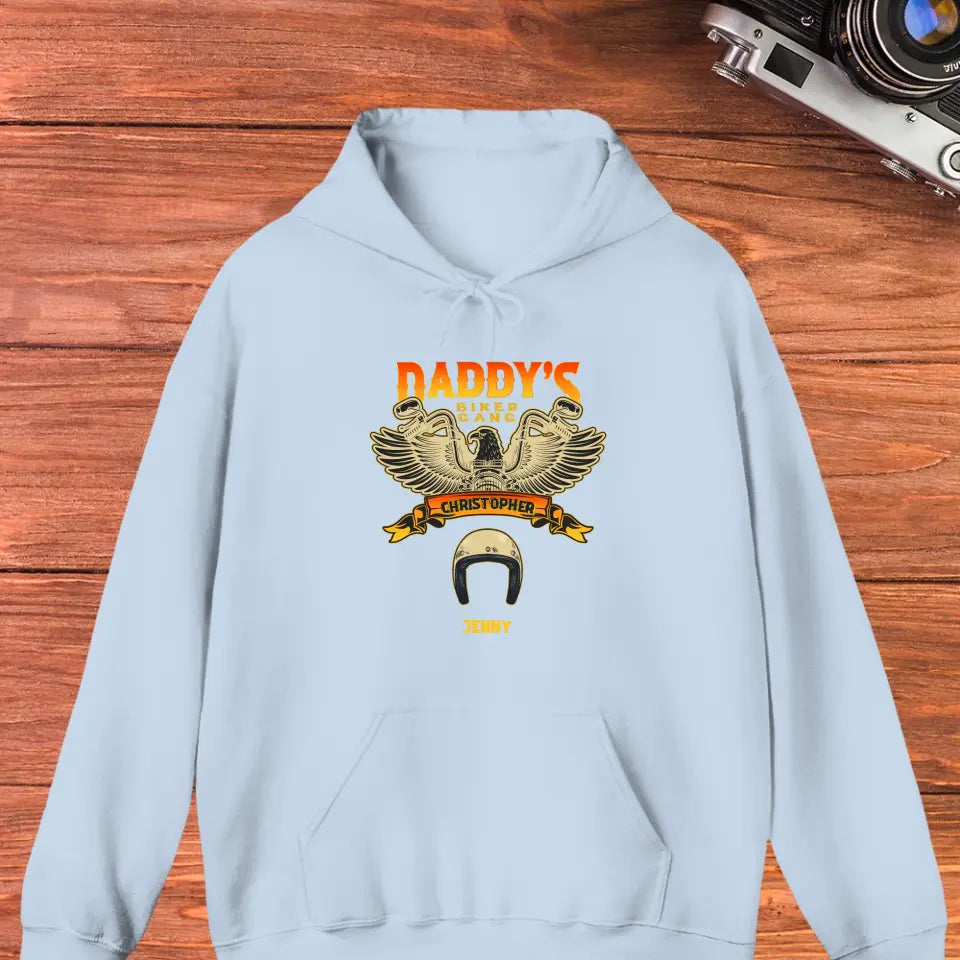 Daddy's Biker Gang - Personalized Gifts For Dad - Unisex T-Shirt