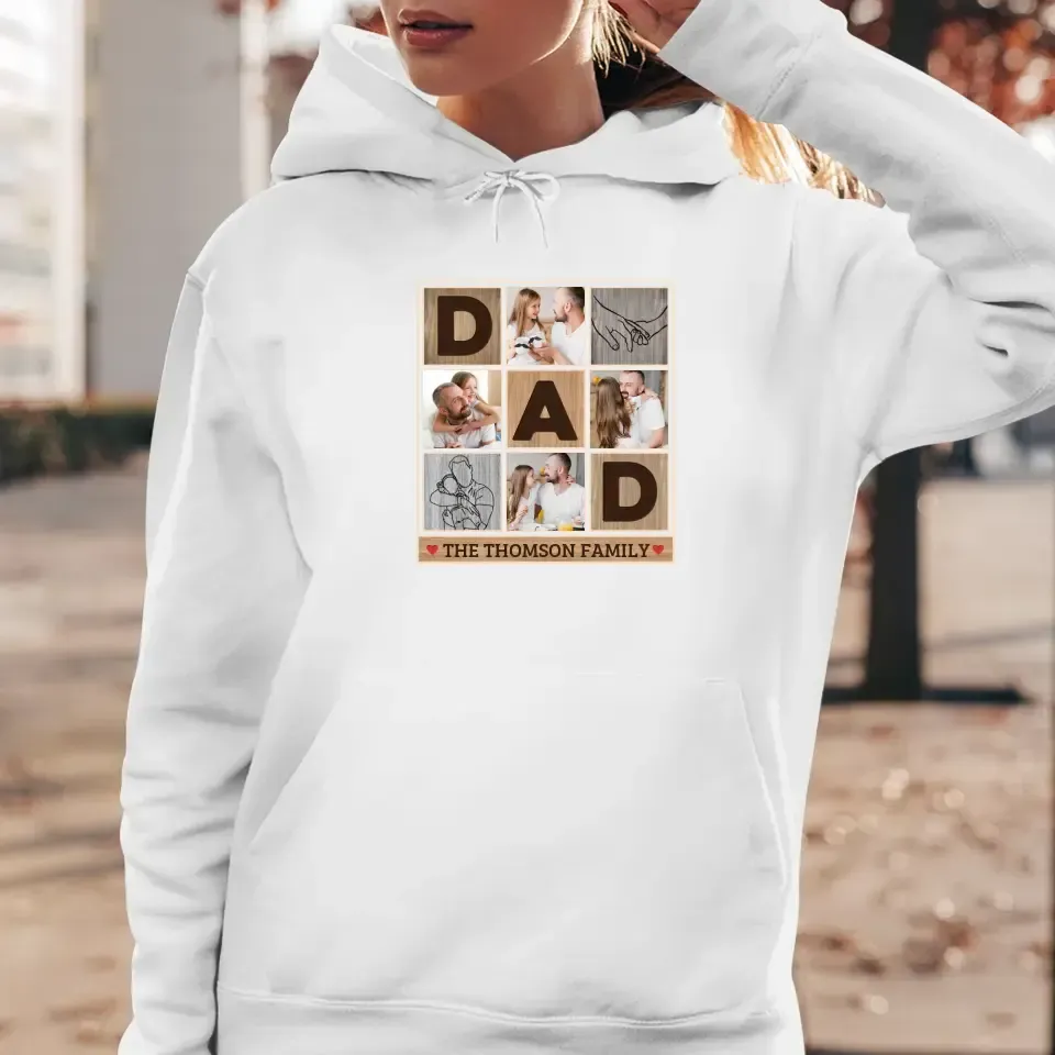 Hold This And Consider It A Big Hug - Personalized Gifts For Dad - Unisex Hoodie