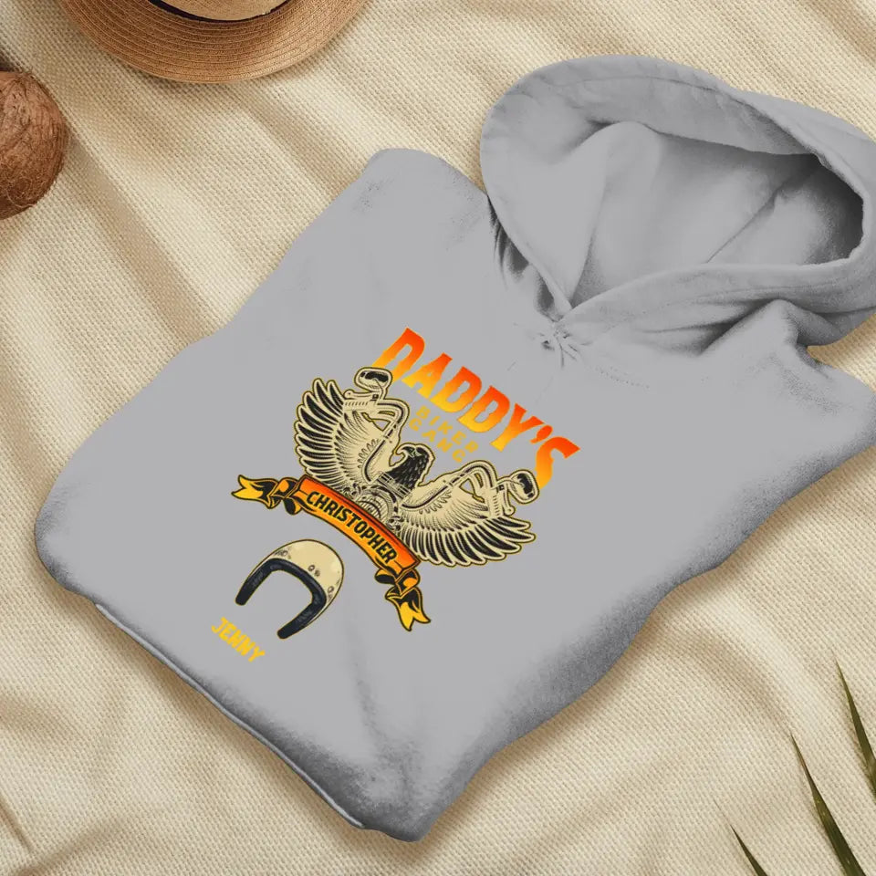 Daddy's Biker Gang - Personalized Gifts For Dad - Unisex T-Shirt