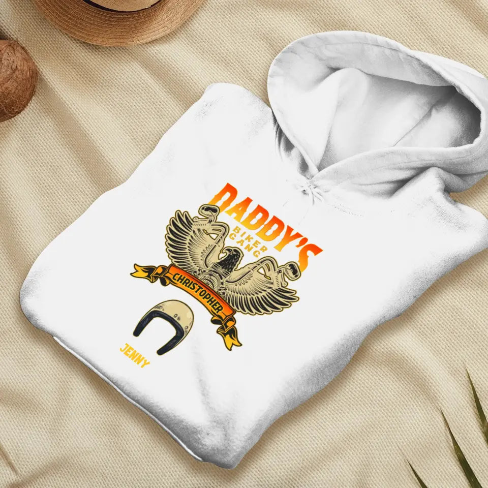 Daddy's Biker Gang - Personalized Gifts For Dad - Unisex T-Shirt