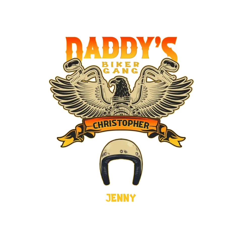 Daddy's Biker Gang - Personalized Gifts For Dad - Unisex Sweater