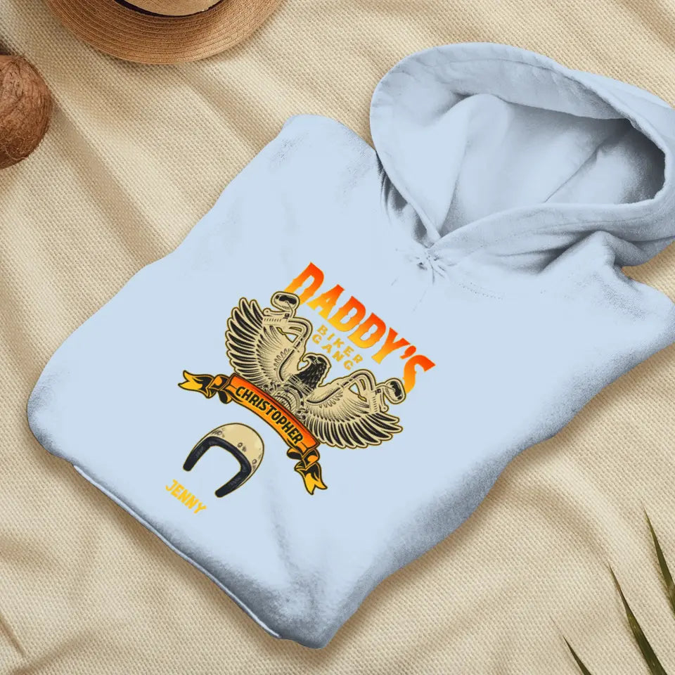 Daddy's Biker Gang - Personalized Gifts For Dad - Unisex Sweater