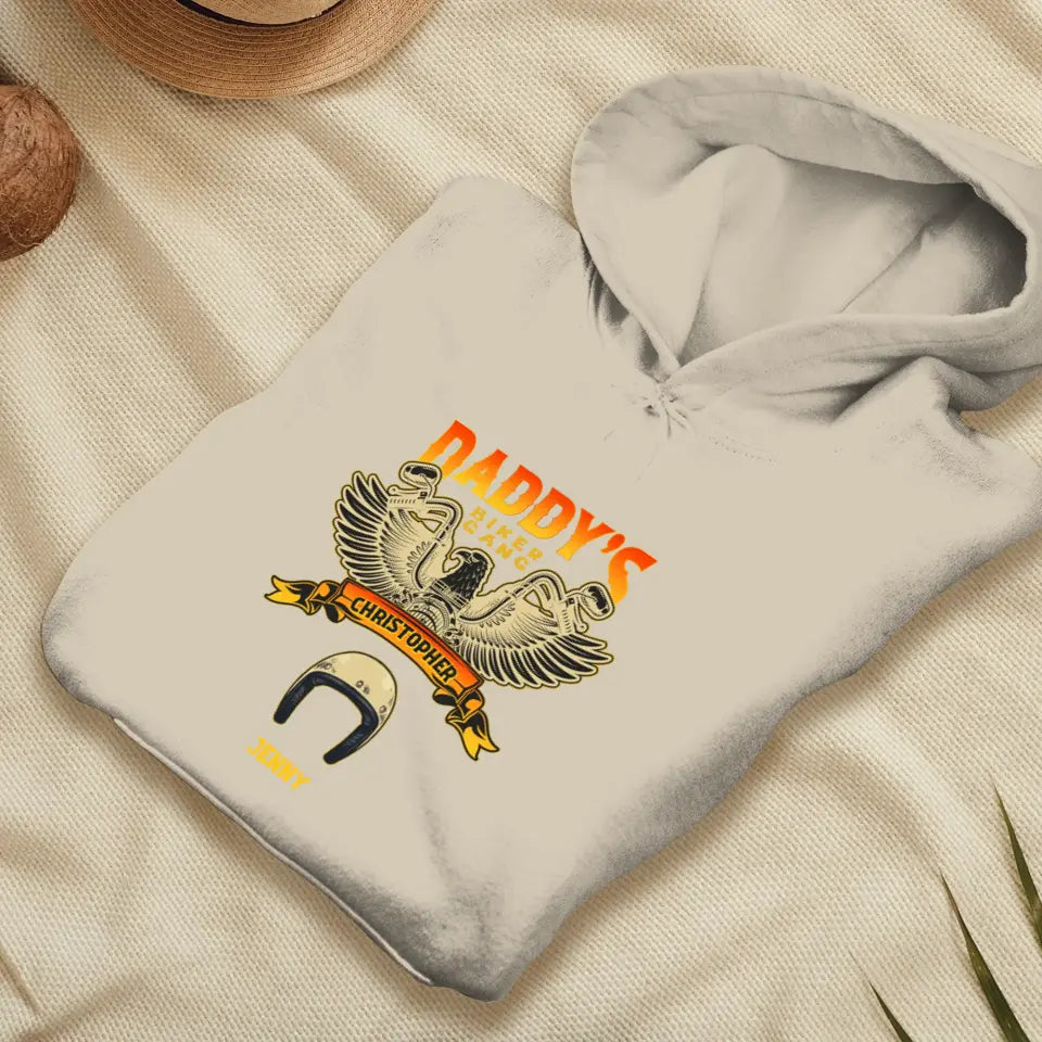 Daddy's Biker Gang - Personalized Gifts For Dad - Unisex Sweater