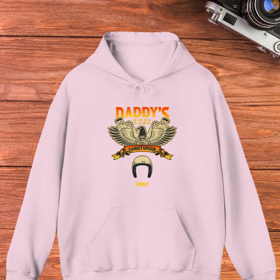 Daddy's Biker Gang - Personalized Gifts For Dad - Unisex Sweater