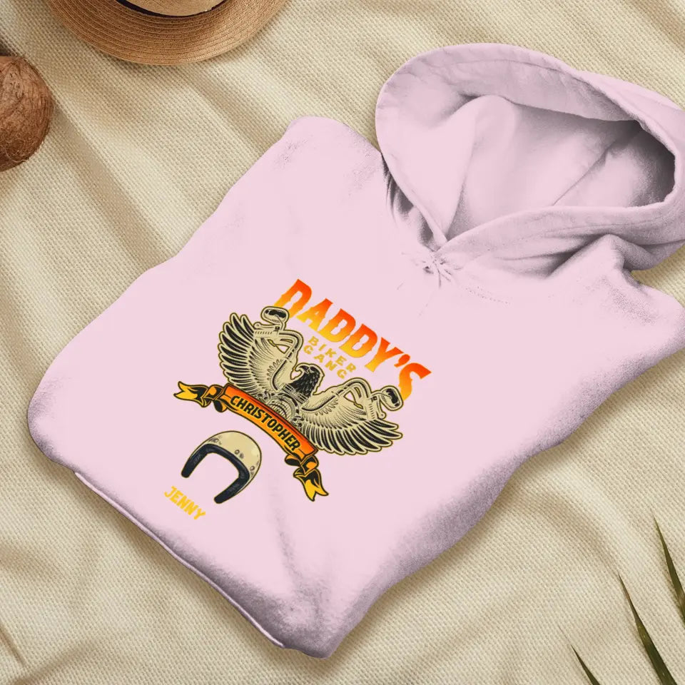 Daddy's Biker Gang - Personalized Gifts For Dad - Unisex Sweater