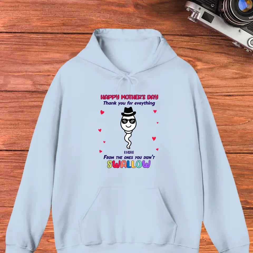 You Didn't Swallow - Custom Name - Personalized Gifts For Mom - Sweater