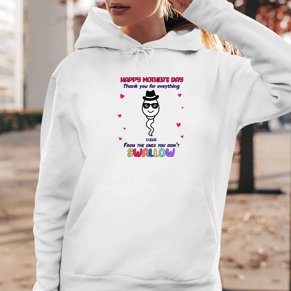 You Didn't Swallow - Custom Name - Personalized Gifts For Mom - Sweater