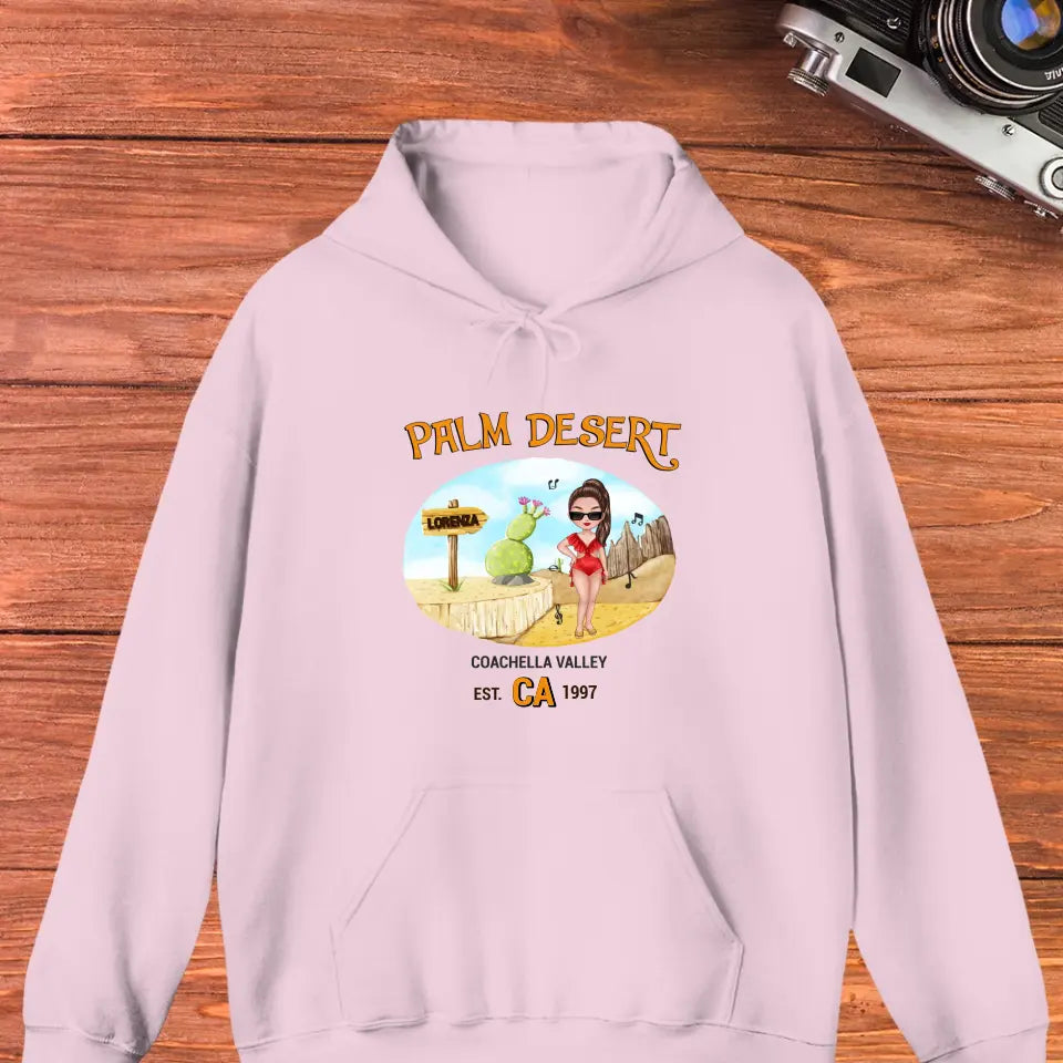 Coachella Palm Desert - Personalized Gifts For Her - Unisex Sweater