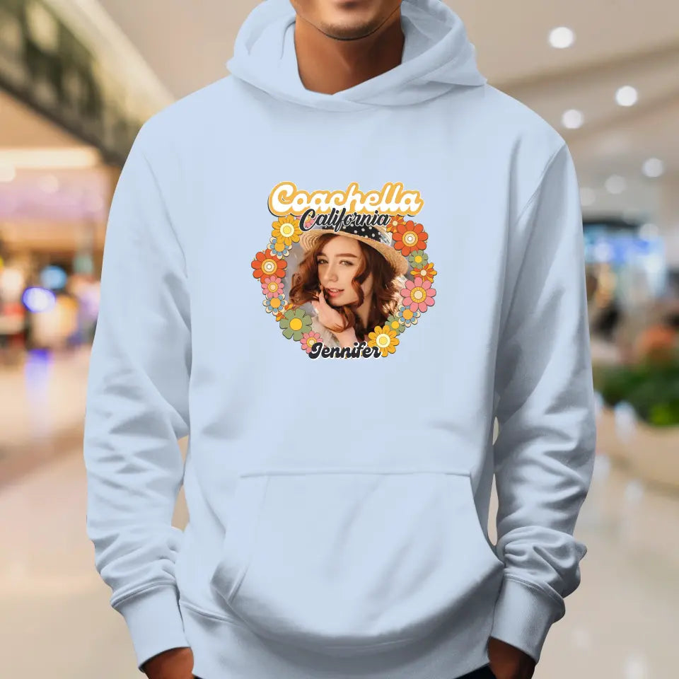 Coachella Groovy Flower - Personalized Gifts For Her- Unisex Sweater