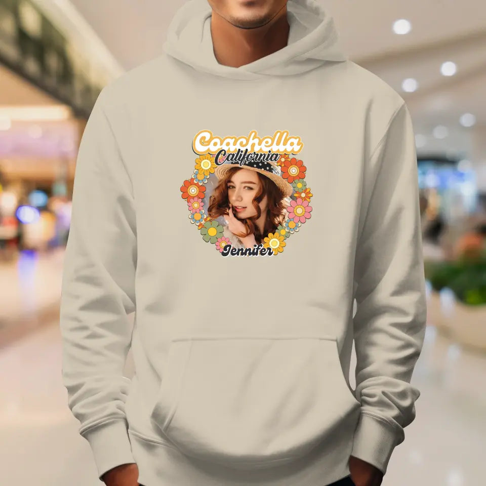 Coachella Groovy Flower - Personalized Gifts For Her- Unisex Sweater