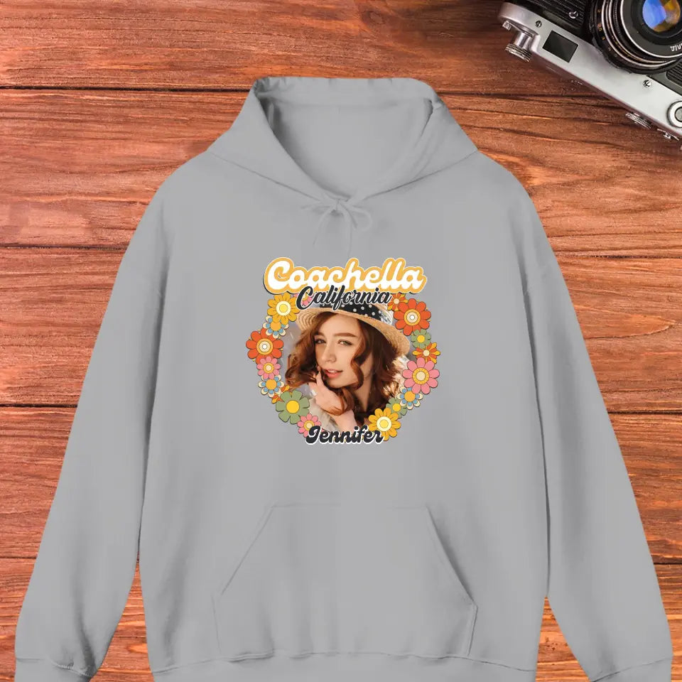 Coachella Groovy Flower - Personalized Gifts For Her- Unisex Sweater