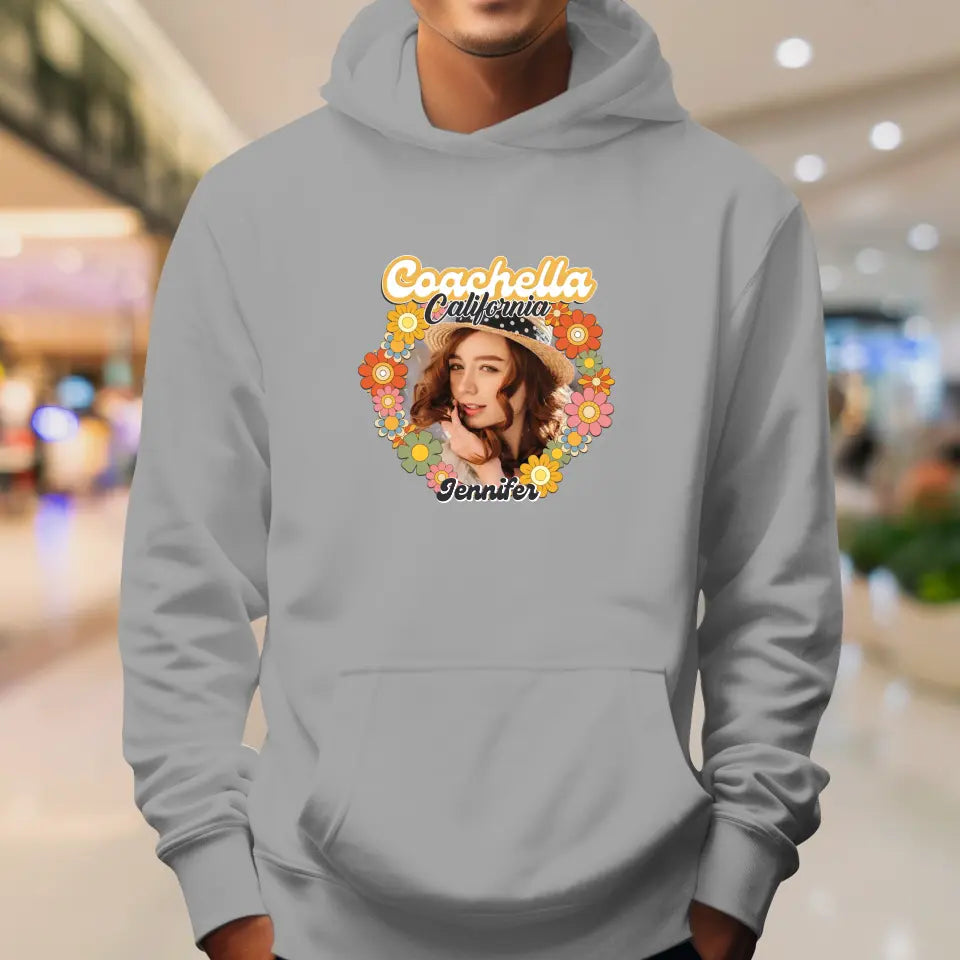 Coachella Groovy Flower - Personalized Gifts For Her- Unisex Sweater