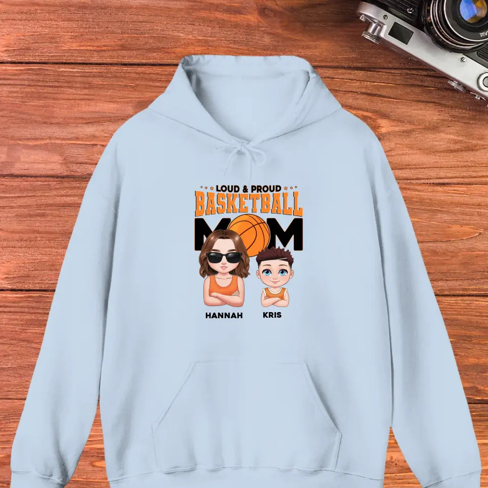 Basketball Mom - Custom Name - Personalized Gifts For Mom - Sweater