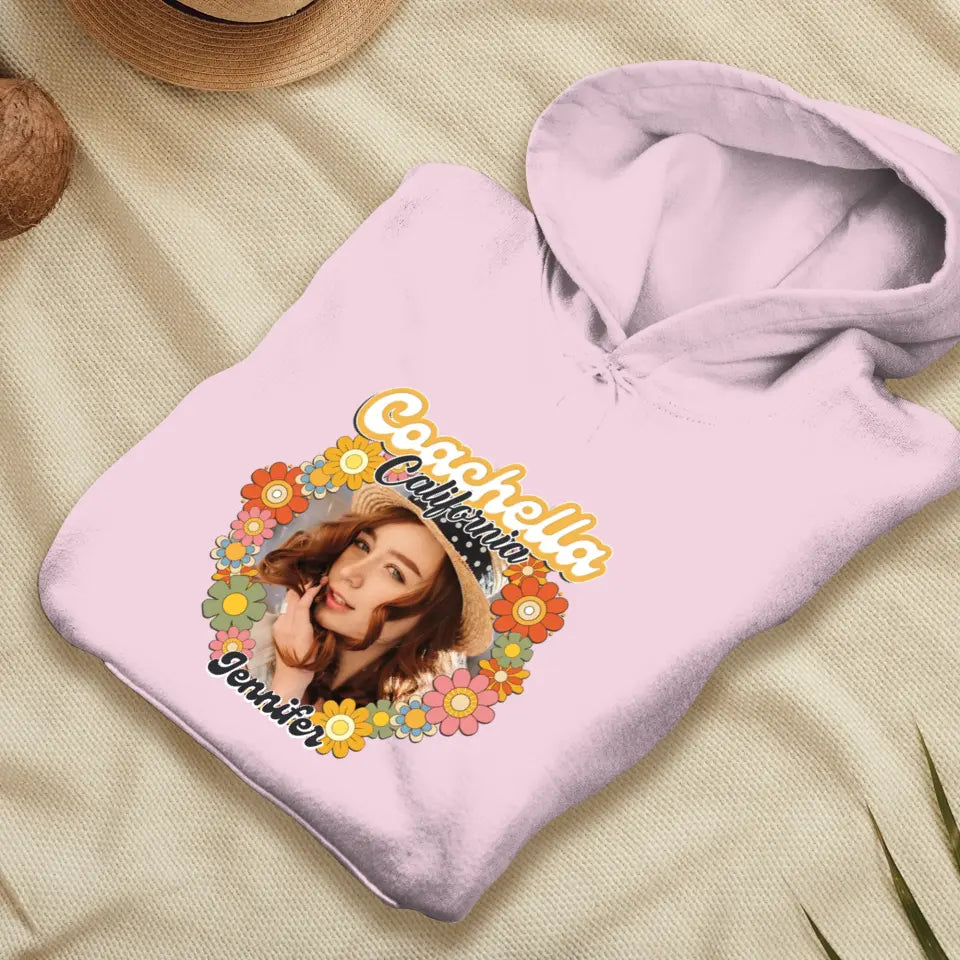 Coachella Groovy Flower - Personalized Gifts For Her- Unisex Sweater