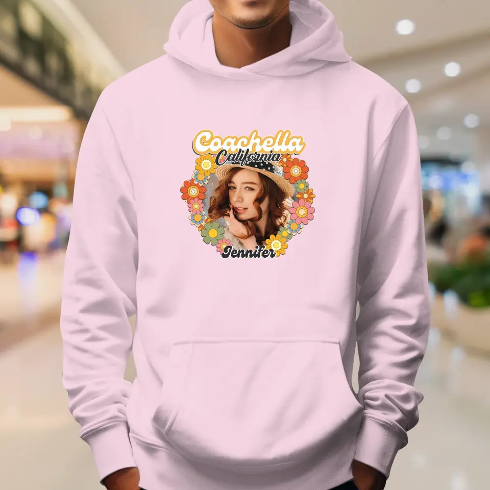 Coachella Groovy Flower - Personalized Gifts For Her- Unisex Sweater