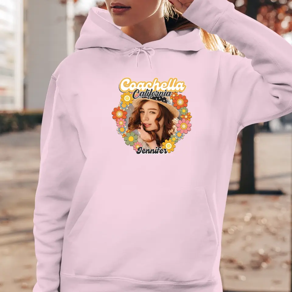 Coachella Groovy Flower - Personalized Gifts For Her- Unisex Sweater