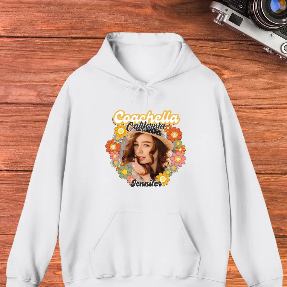 Coachella Groovy Flower - Personalized Gifts For Her- Unisex Sweater