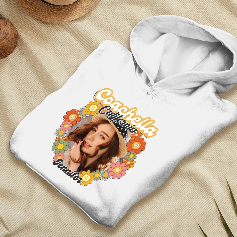 Coachella Groovy Flower - Personalized Gifts For Her- Unisex Sweater