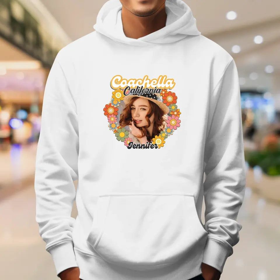 Coachella Groovy Flower - Personalized Gifts For Her- Unisex Sweater