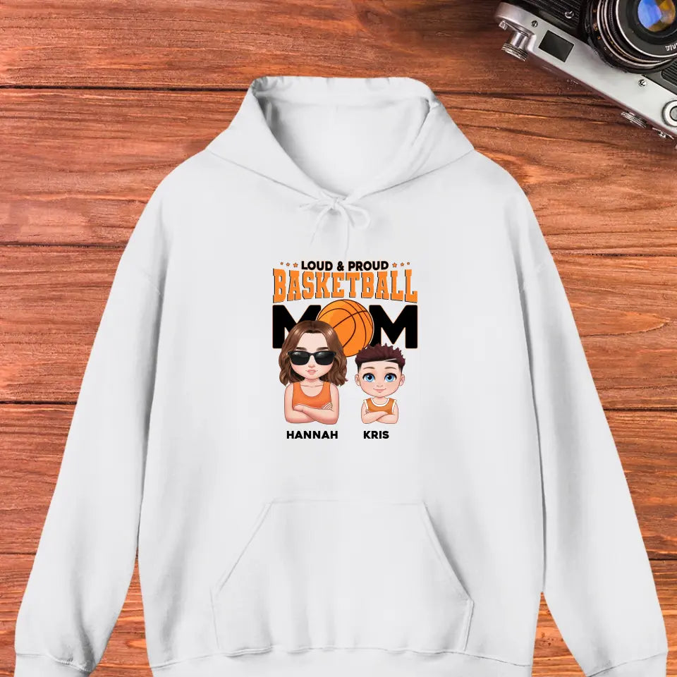 Basketball Mom - Custom Name - Personalized Gifts For Mom - Sweater