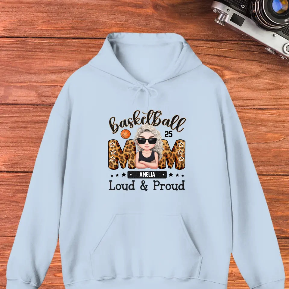 Loud and Proud Mom - Custom Name - Personalized Gifts For Mom - T-Shirt