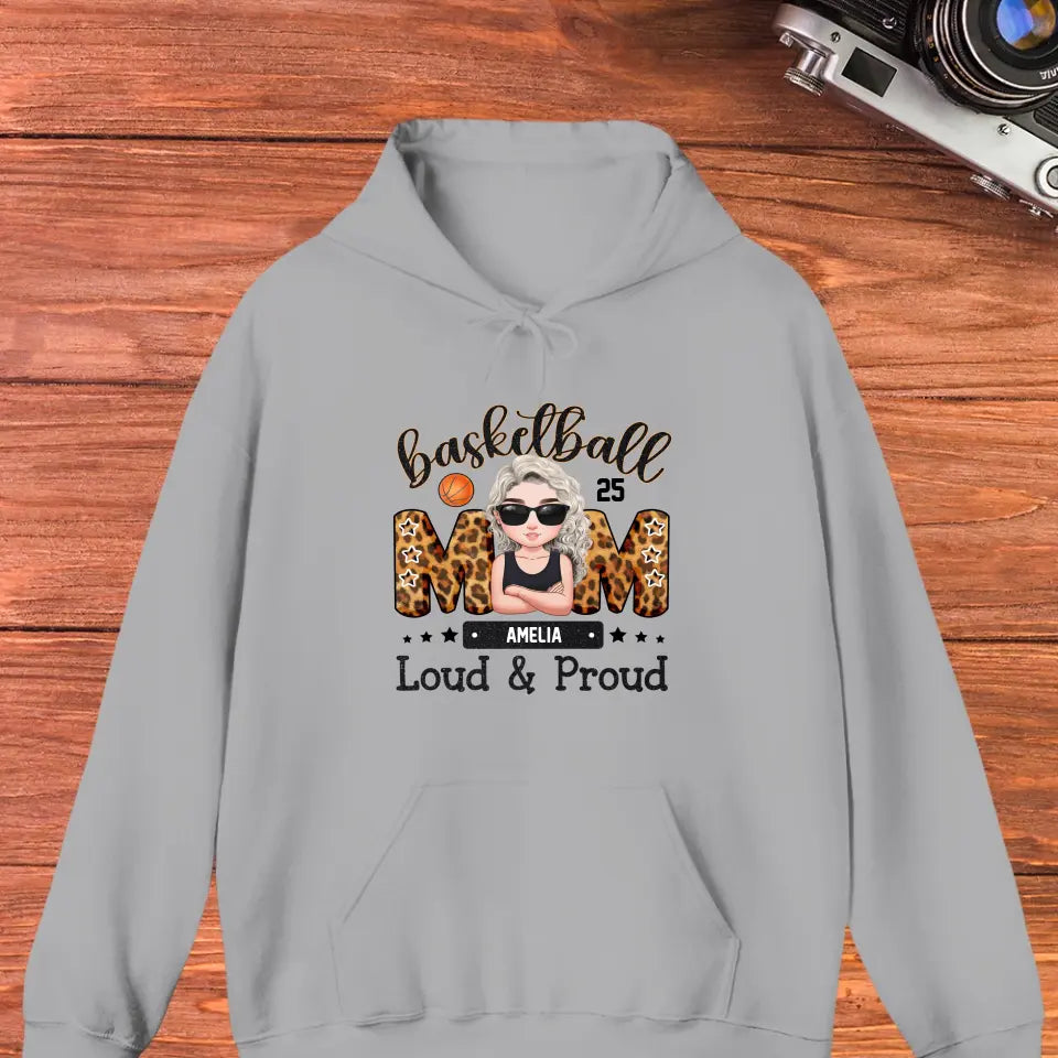 Loud and Proud Mom - Custom Name - Personalized Gifts For Mom - T-Shirt