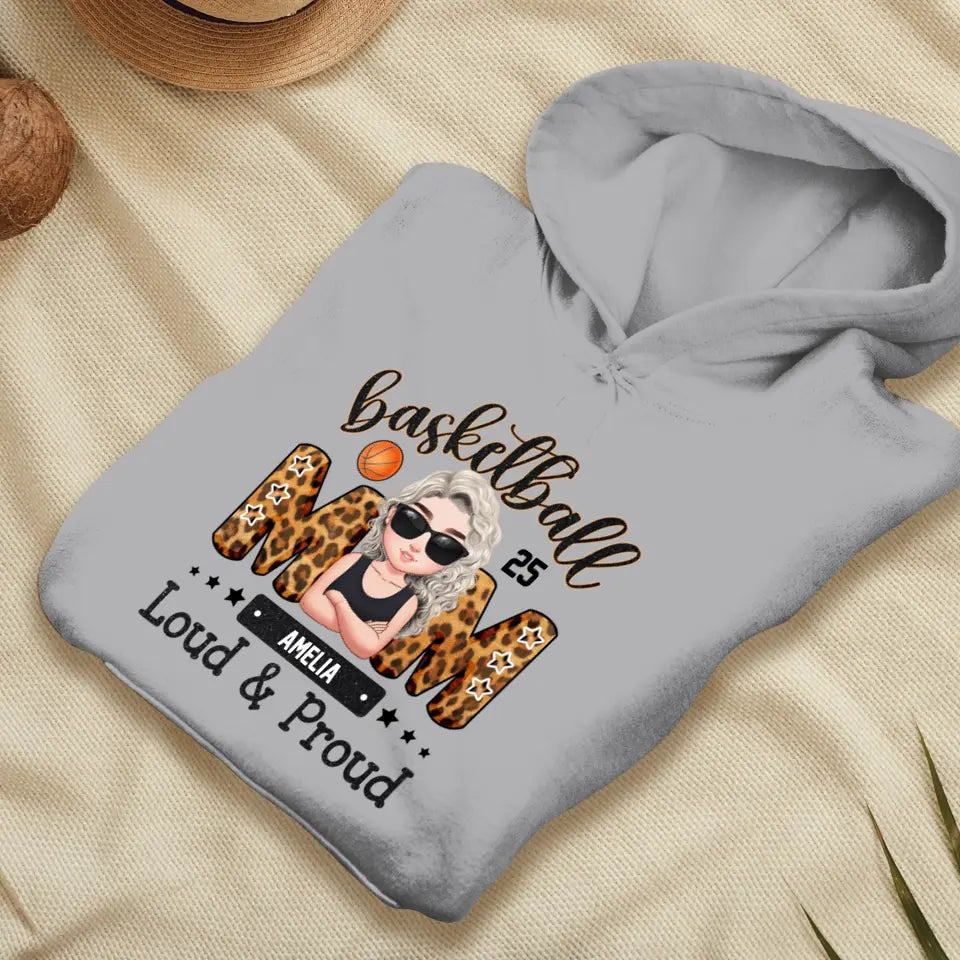 Loud and Proud Mom - Custom Name - Personalized Gifts For Mom - T-Shirt