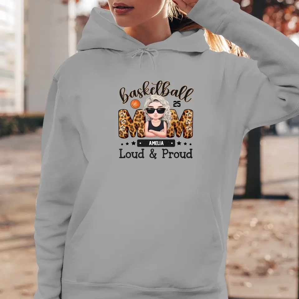 Loud and Proud Mom - Custom Name - Personalized Gifts For Mom - T-Shirt