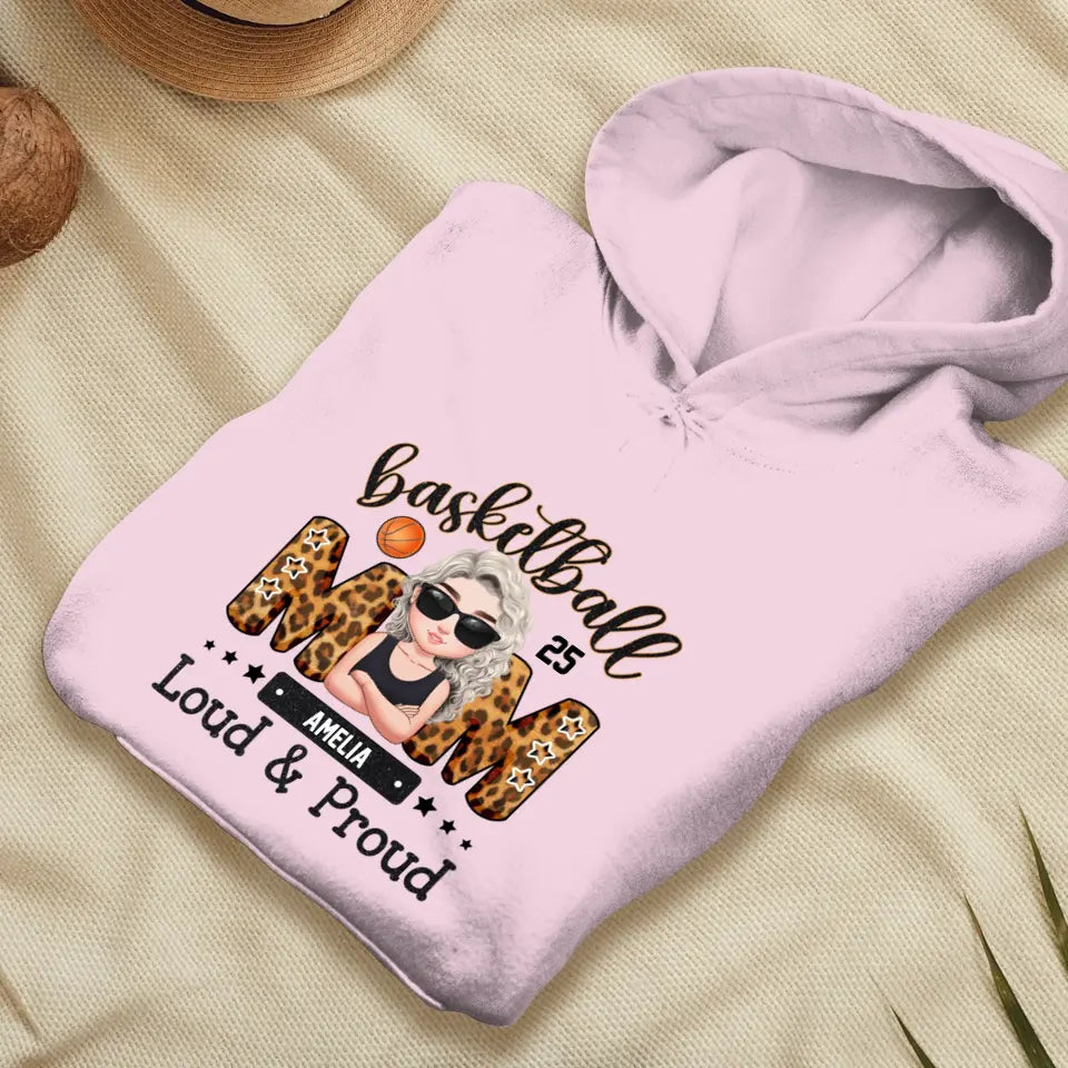 Loud and Proud Mom - Custom Name - Personalized Gifts For Mom - T-Shirt