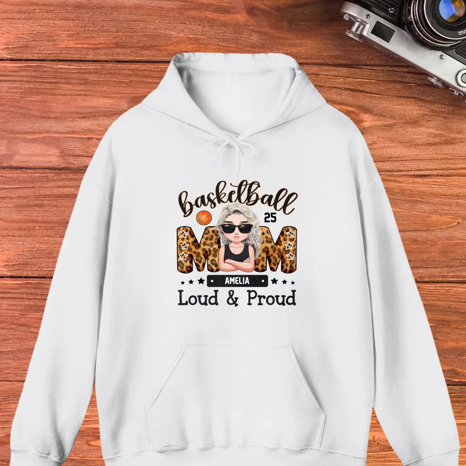 Loud and Proud Mom - Custom Name - Personalized Gifts For Mom - T-Shirt