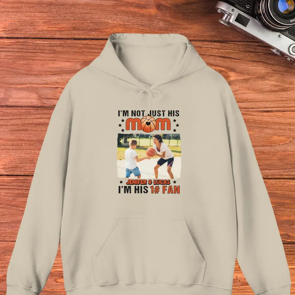 I'm Not Just His Mom  - Custom Photo - Personalized Gifts For Mom - T-Shirt