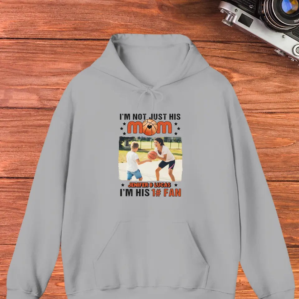 I'm Not Just His Mom  - Custom Photo - Personalized Gifts For Mom - T-Shirt