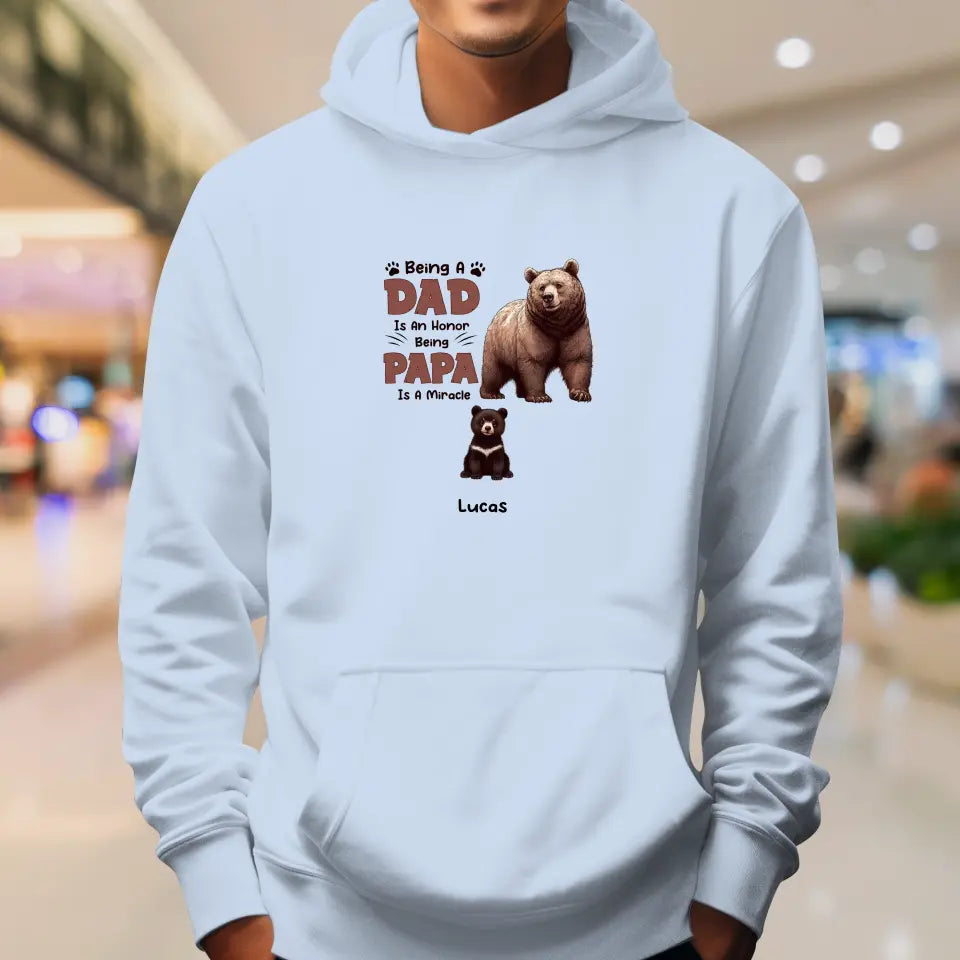 Being A Dad Is An Honor  - Custom Name - Personalized Gifts For Dad - Sweater