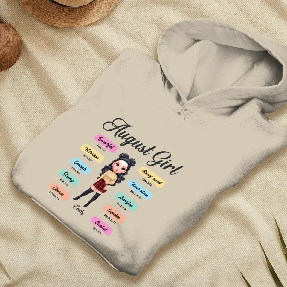 Queens Are Born - Custom Month - Personalized Gifts For Her - T-Shirt