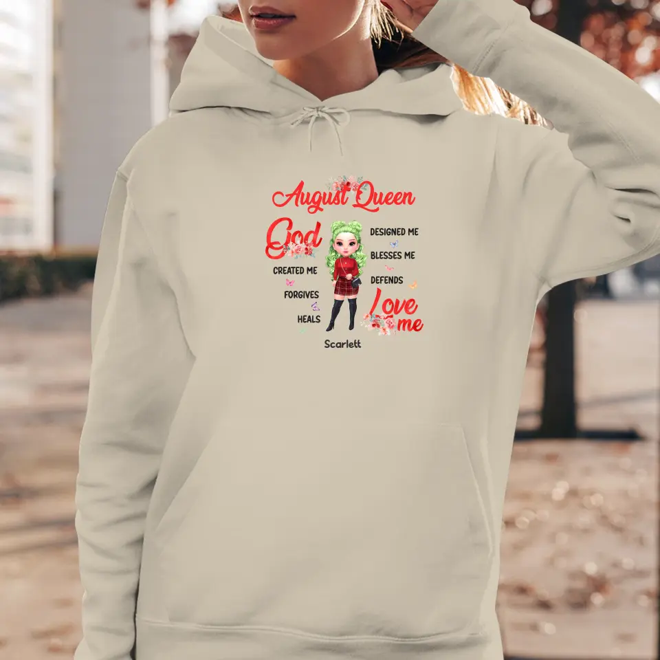 August Queen - Custom Month - Personalized Gifts For Mom - Sweater