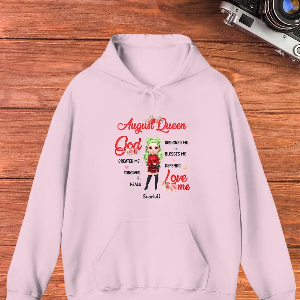 August Queen - Custom Month - Personalized Gifts For Mom - Sweater