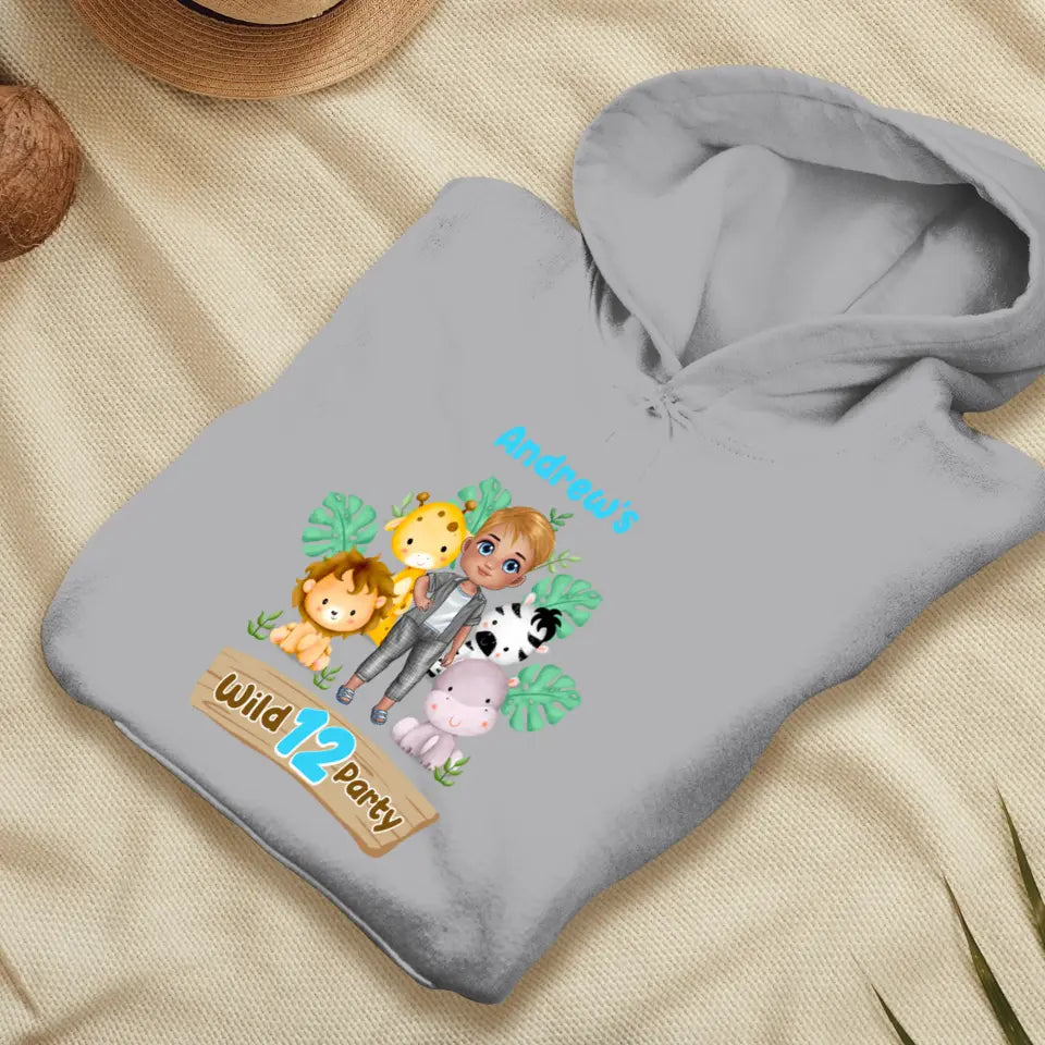 Wild Party - Custom Name - Personalized Gifts For Son - Unisex T-Shirt