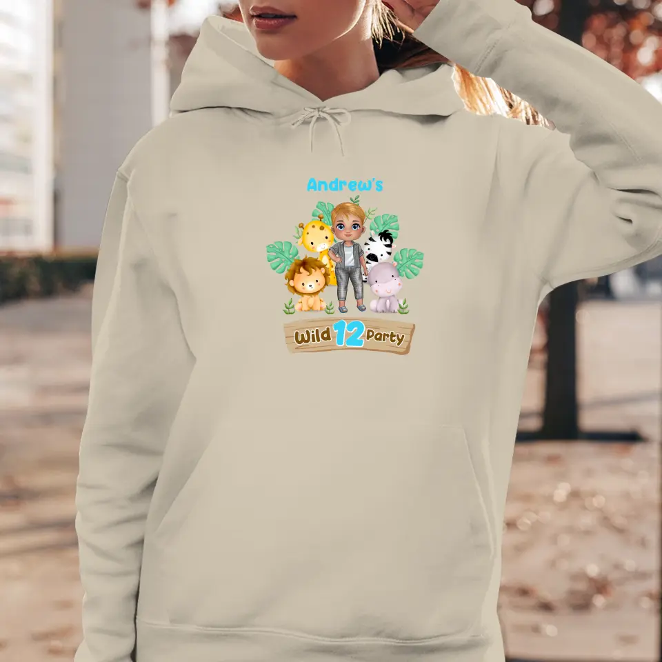 Wild Party - Custom Name - Personalized Gifts For Son - Unisex Sweater