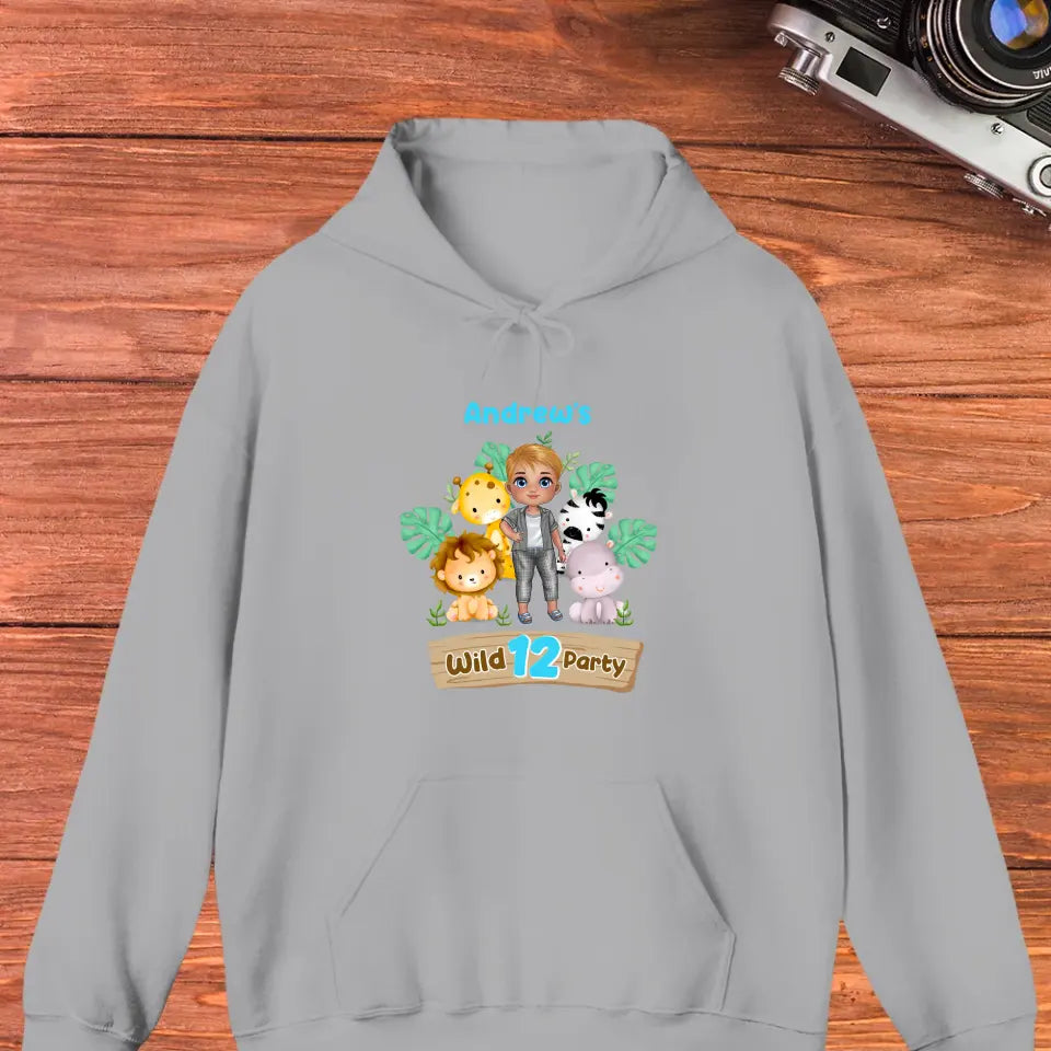 Wild Party - Custom Name - Personalized Gifts For Son - Unisex Sweater