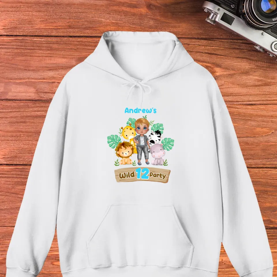 Wild Party - Custom Name - Personalized Gifts For Son - Unisex T-Shirt