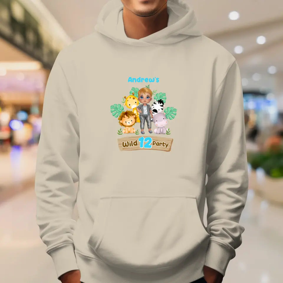 Wild Party - Custom Name - Personalized Gifts For Son - Unisex Hoodie