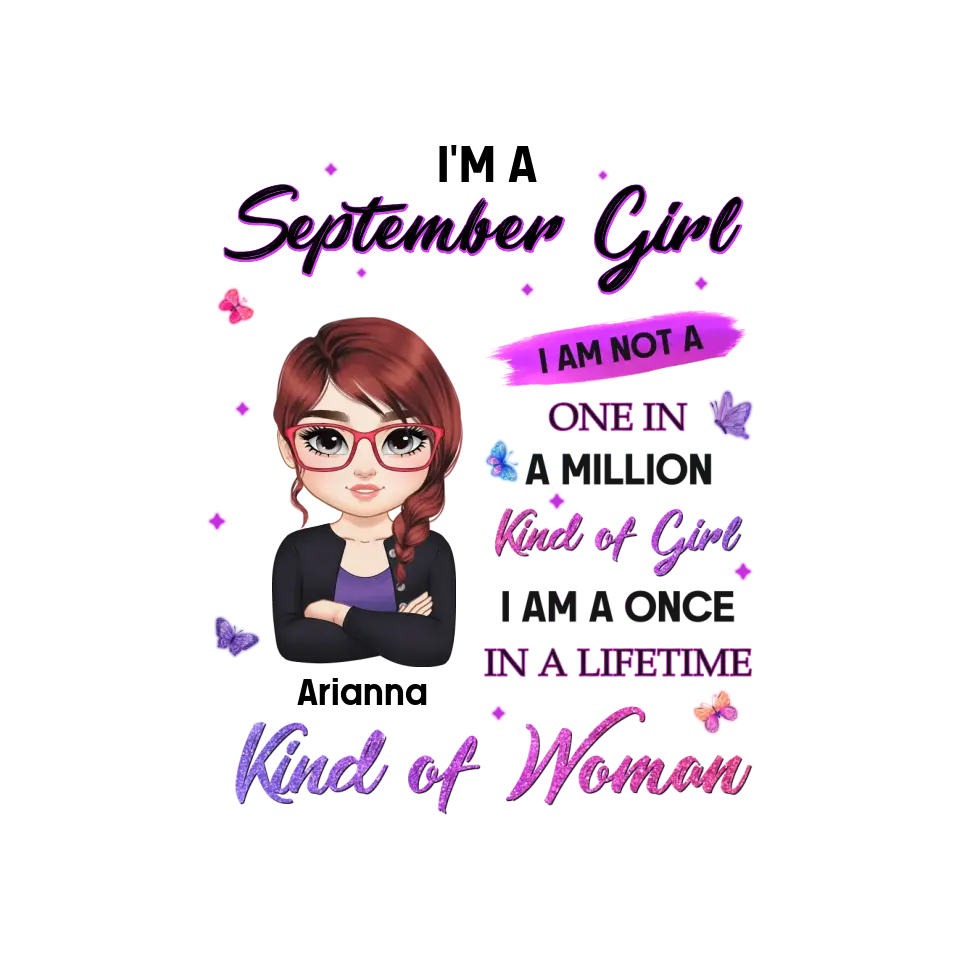 Kind Of Girl - Custom Month - Personalized Gifts For Her - Sweater