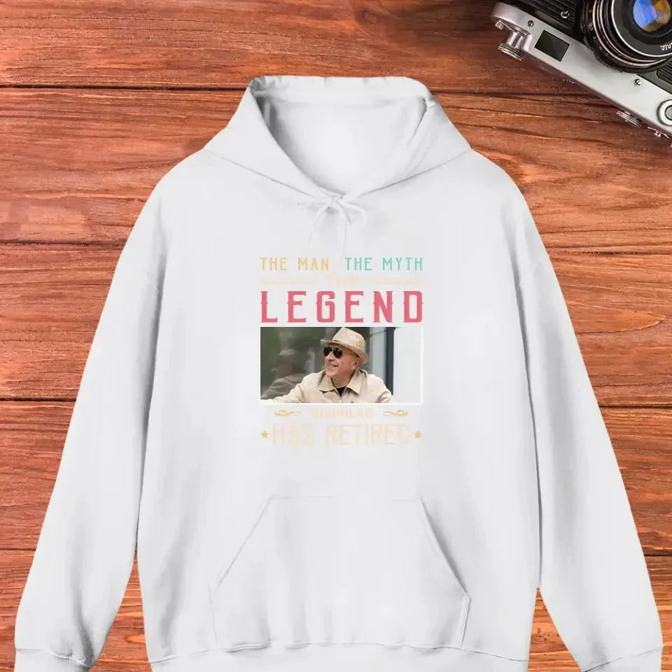 The Man Has Retired- Custom Photo - Personalized Gifts For Dad - Sweater