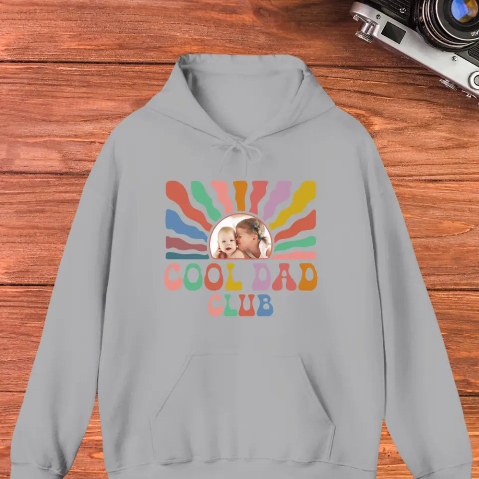 Cool Dad Club - Custom Photo - Personalized Gifts For Dad - Sweater