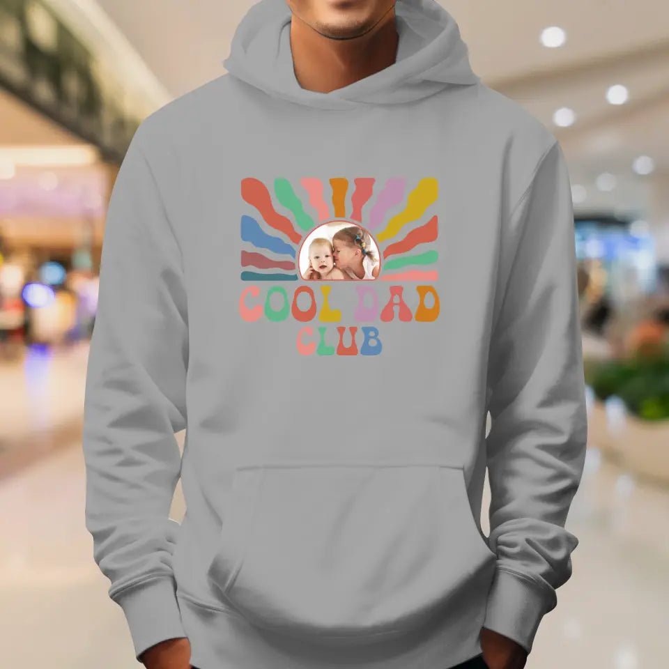 Cool Dad Club - Custom Photo - Personalized Gifts For Dad - Sweater