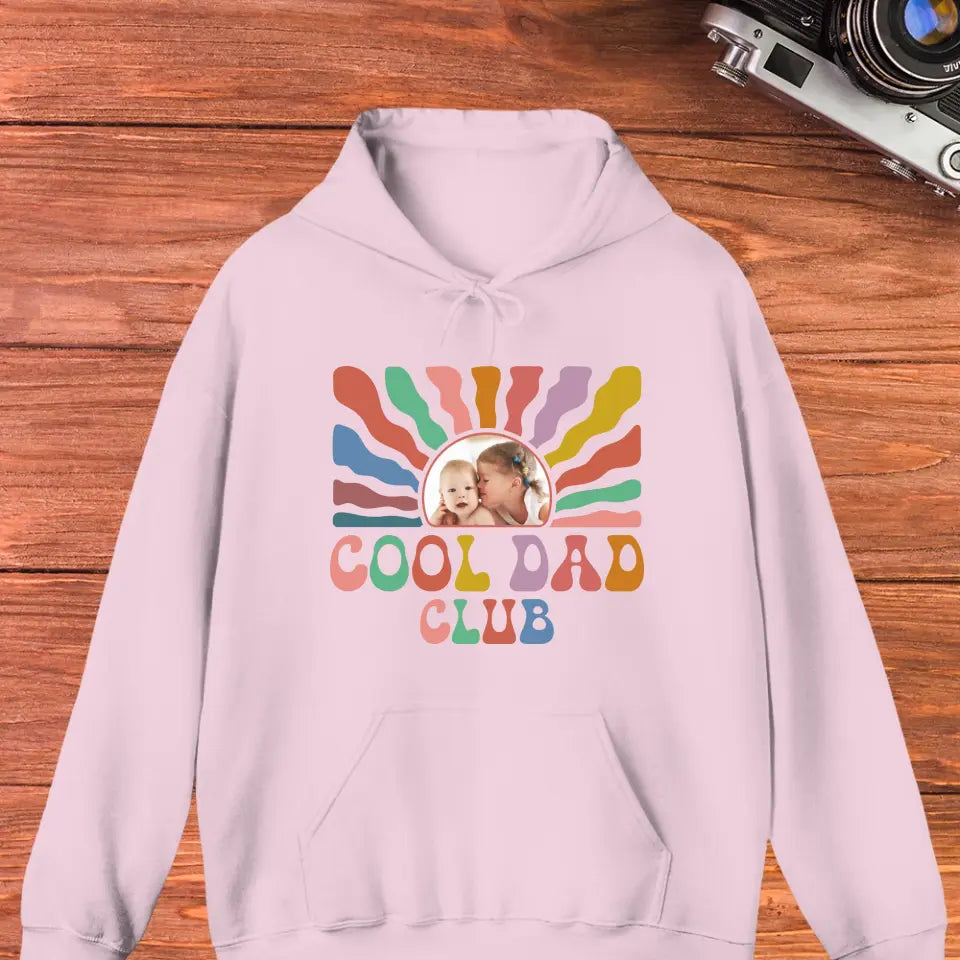 Cool Dad Club - Custom Photo - Personalized Gifts For Dad - Sweater