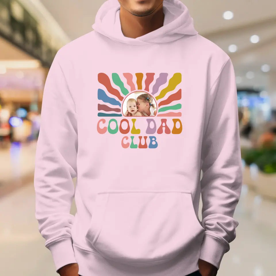 Cool Dad Club - Custom Photo - Personalized Gifts For Dad - Sweater