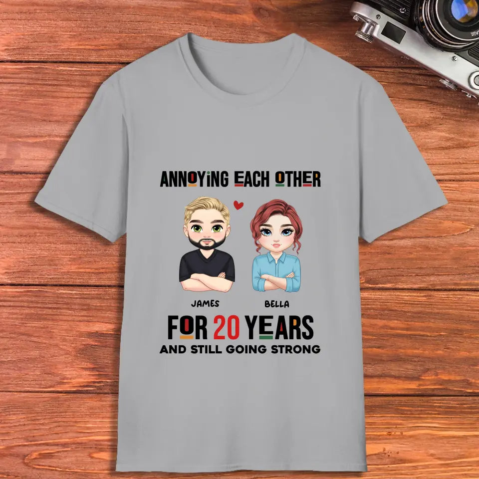 Annoying Each Other - Personalized Gifts for Couples - Unisex T-Shirt