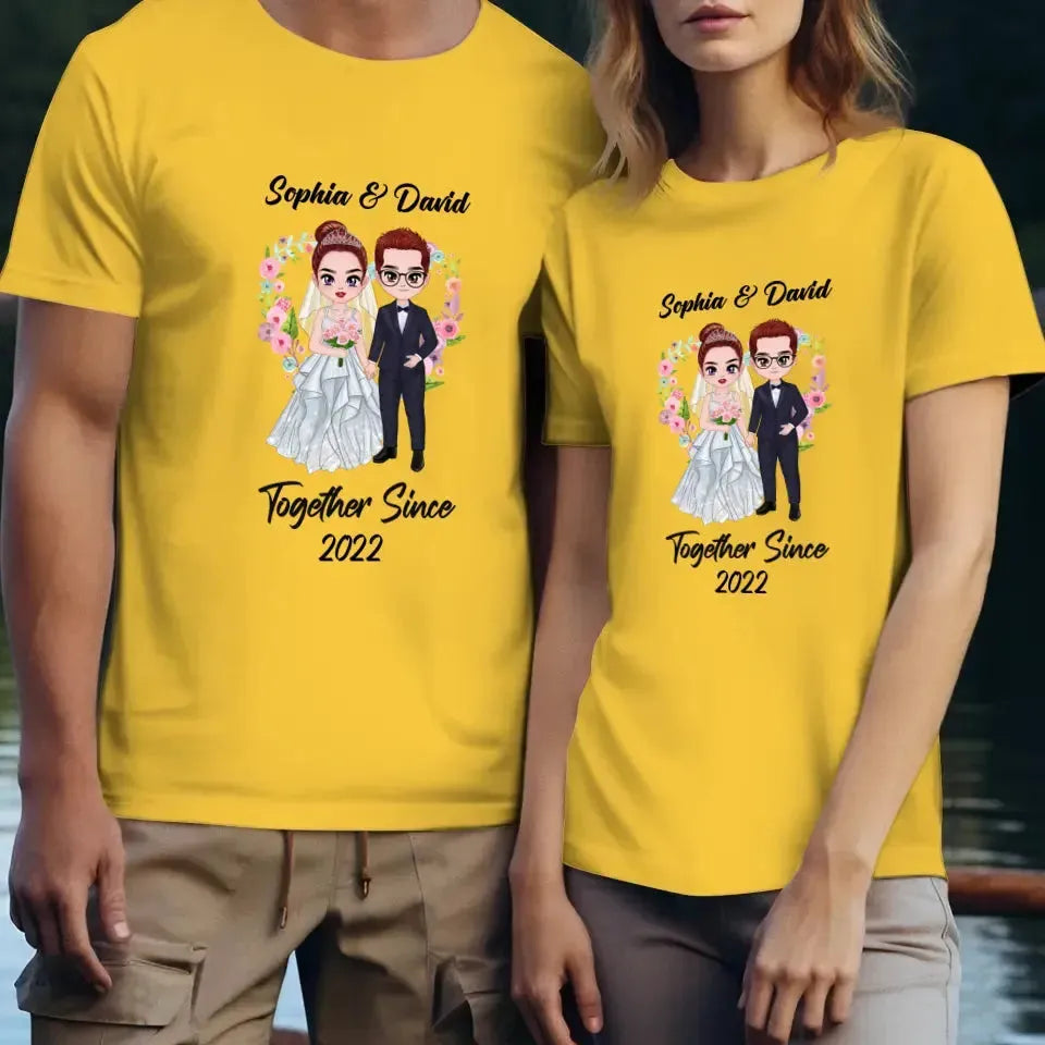 Together Since - Personalized Gifts For Couples - Unisex T-shirt